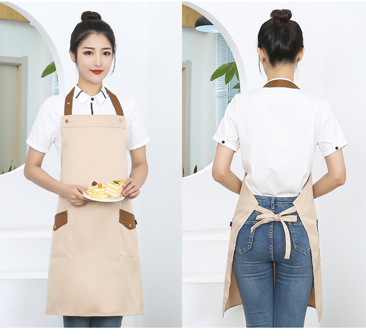 Thickened workwear waterproof adjustable halter apron HD1-111