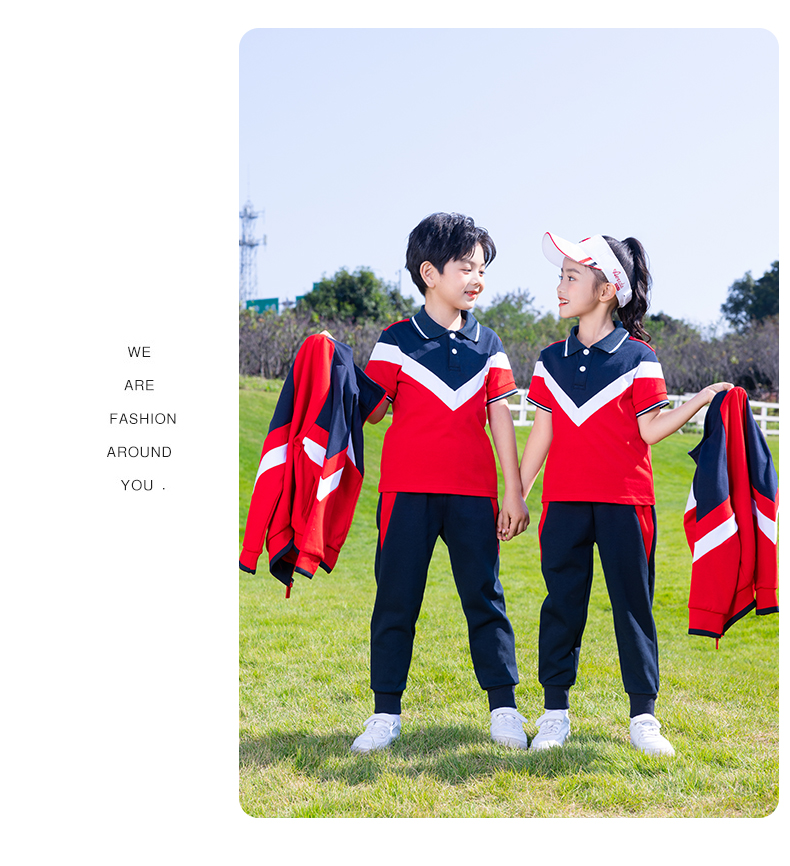 Sports meeting class uniform autumn and winter primary and secondary school students sports two-piece suit D11-2993