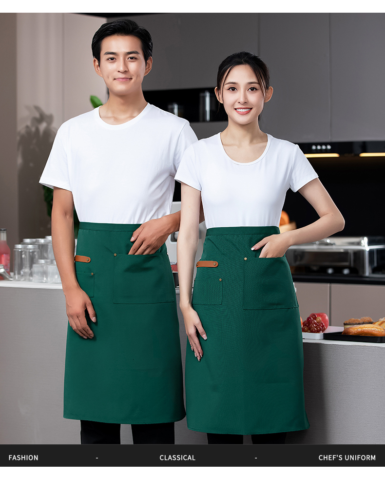 Large chef uniform work clothes tie apron H02-22801 large apron