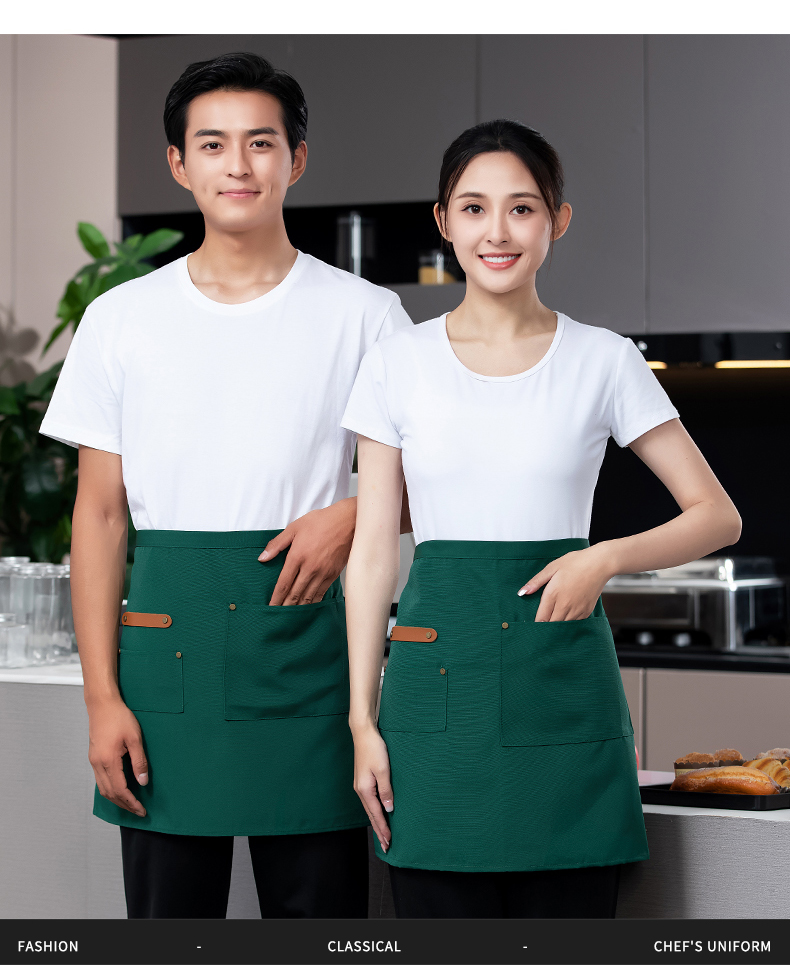 Small chef internet celebrity half-length work apron H02-22801 small apron