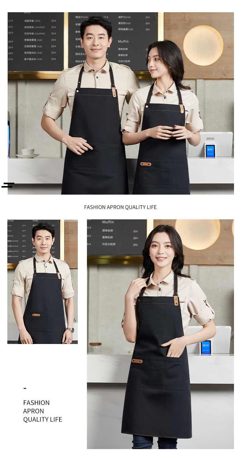 Fashion canvas apron H15-F029