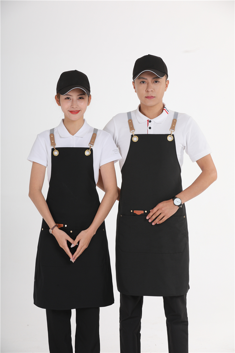 Canvas Cross Strap Apron U01-928