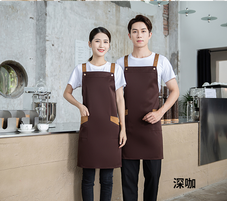 Restaurant hot pot shop kitchen waiter work shoulder apron U01-B06