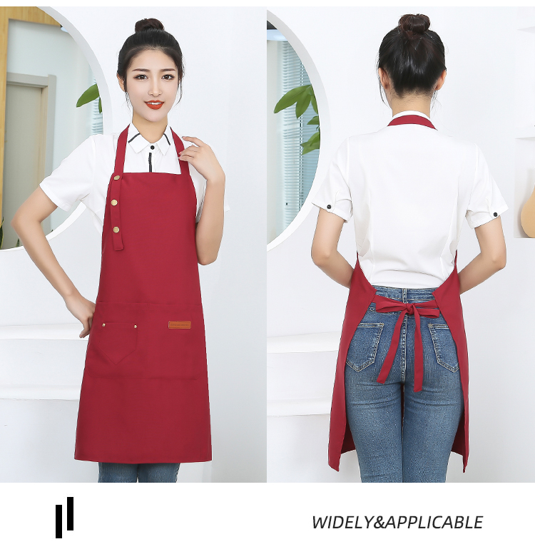 Canvas waterproof and durable adjustable halter apron HD1-08