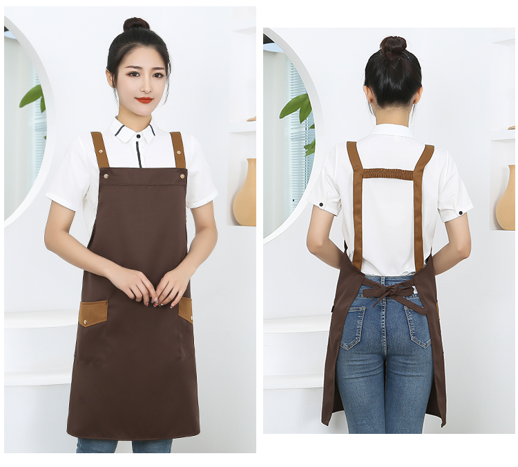 Thickened workwear adjustable H strap shoulder apron HD1-112