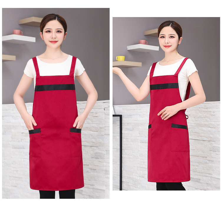 Workwear anti-fouling H-strap shoulder apron HD1-819