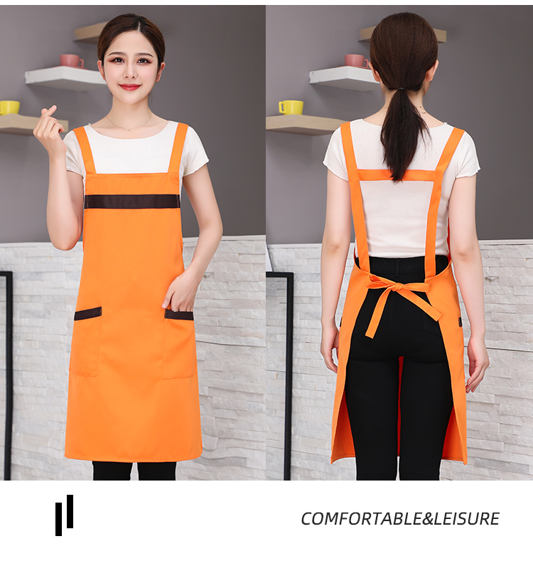 Workwear anti-fouling H-strap shoulder apron HD1-819