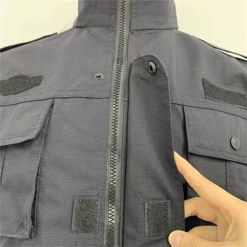 Polyester-cotton mesh combat training suit security uniform autumn and winter long-sleeved suit B09-Y-902