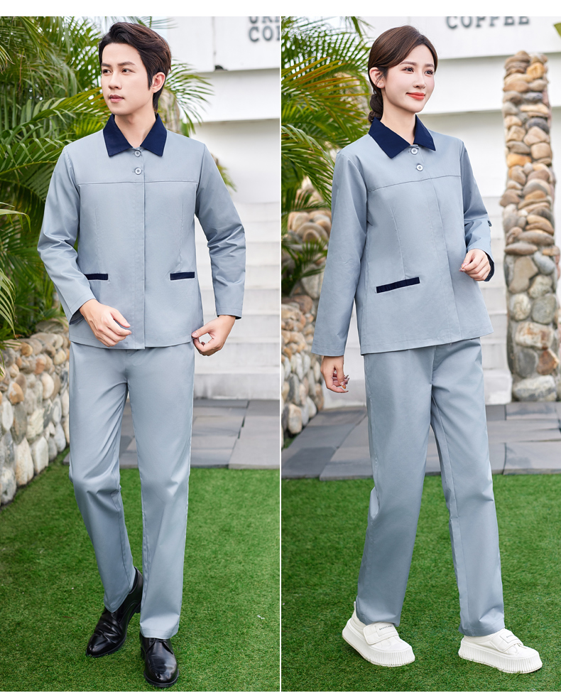 Cotton hotel cleaning work clothes suit H31-BJ09