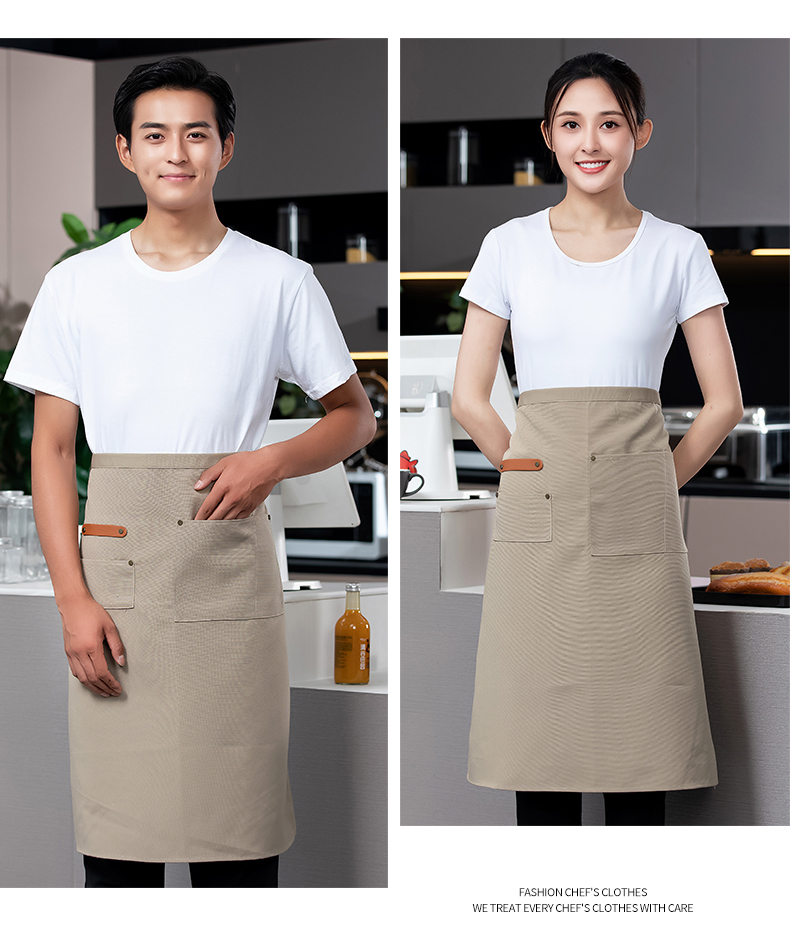 Large chef uniform work clothes tie apron H02-22801 large apron