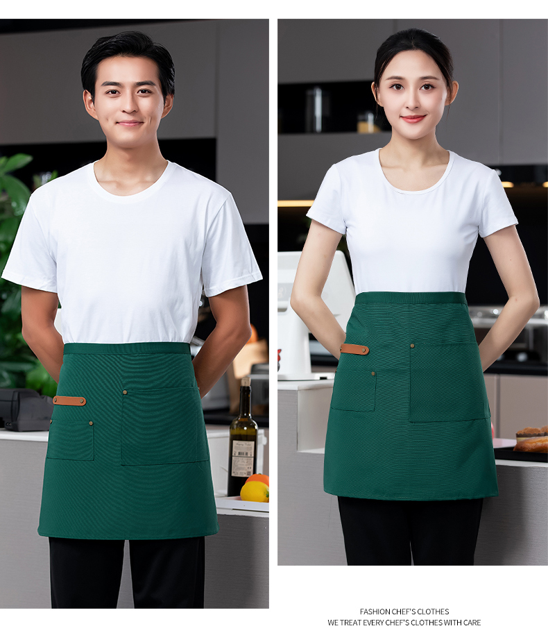 Small chef internet celebrity half-length work apron H02-22801 small apron