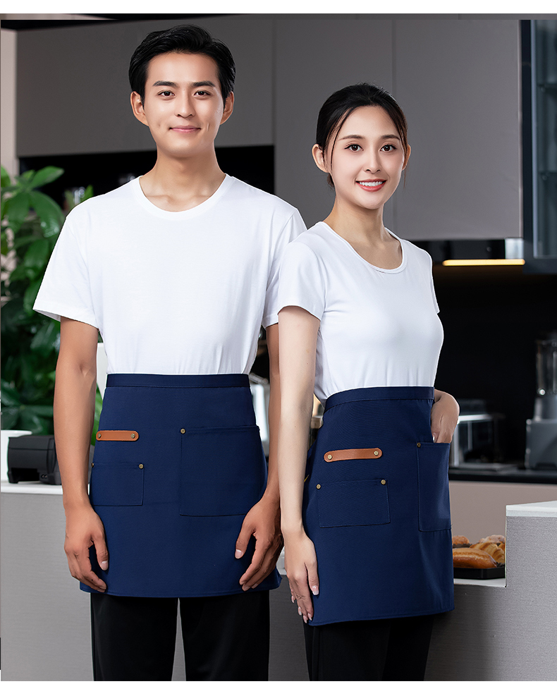 Small chef internet celebrity half-length work apron H02-22801 small apron