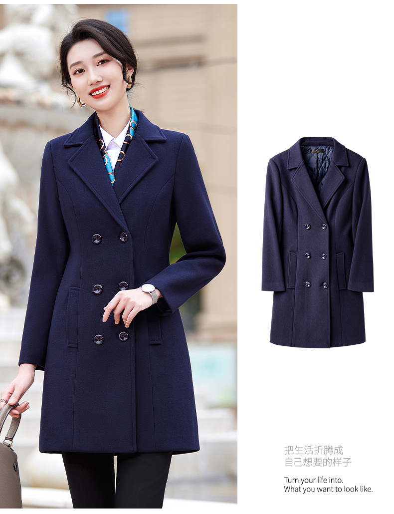 Business cold-proof warm woolen coat for women DY7-1892 for women