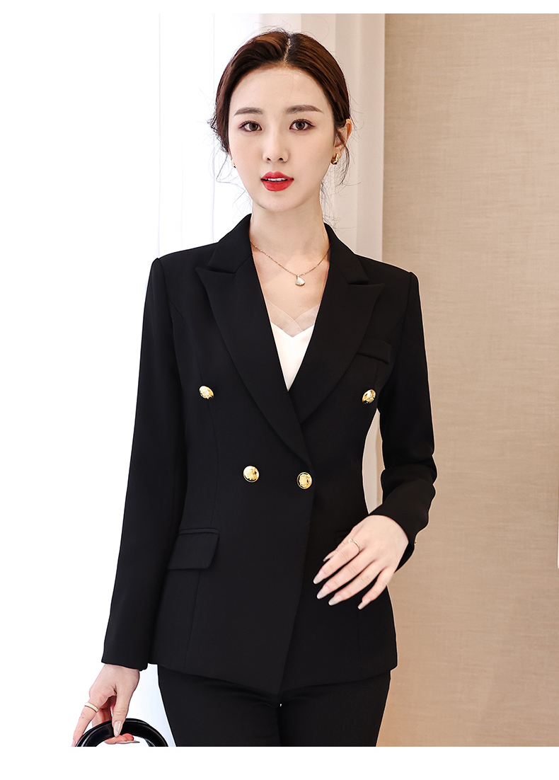 Urban white-collar two-button women suit jacket 134-8123 jacket