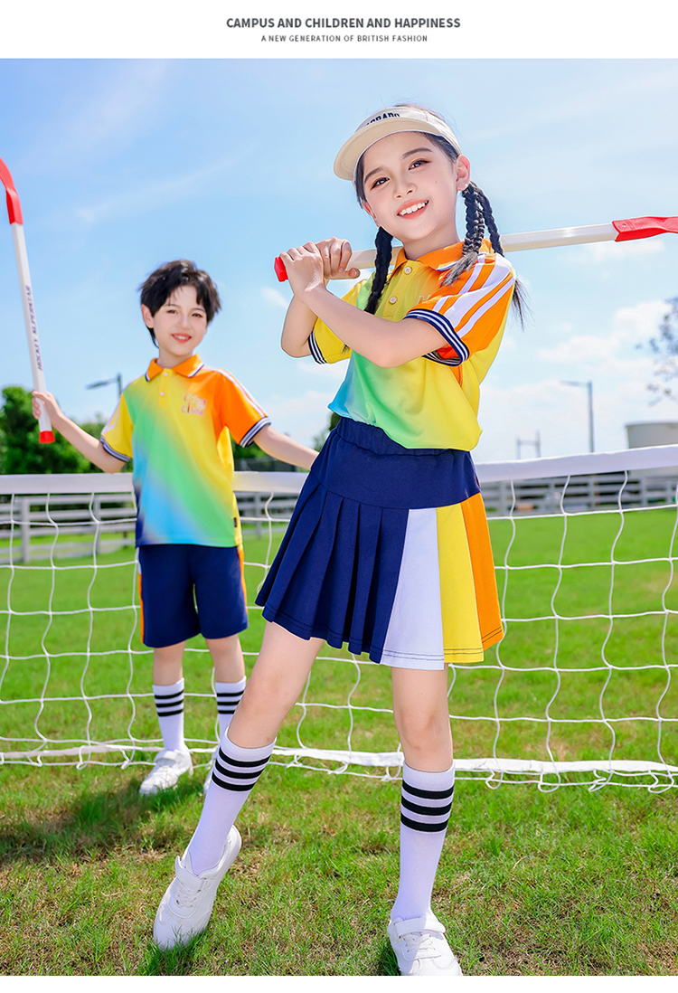 Autumn elementary and middle school uniforms for children sports suits 894-2462-2