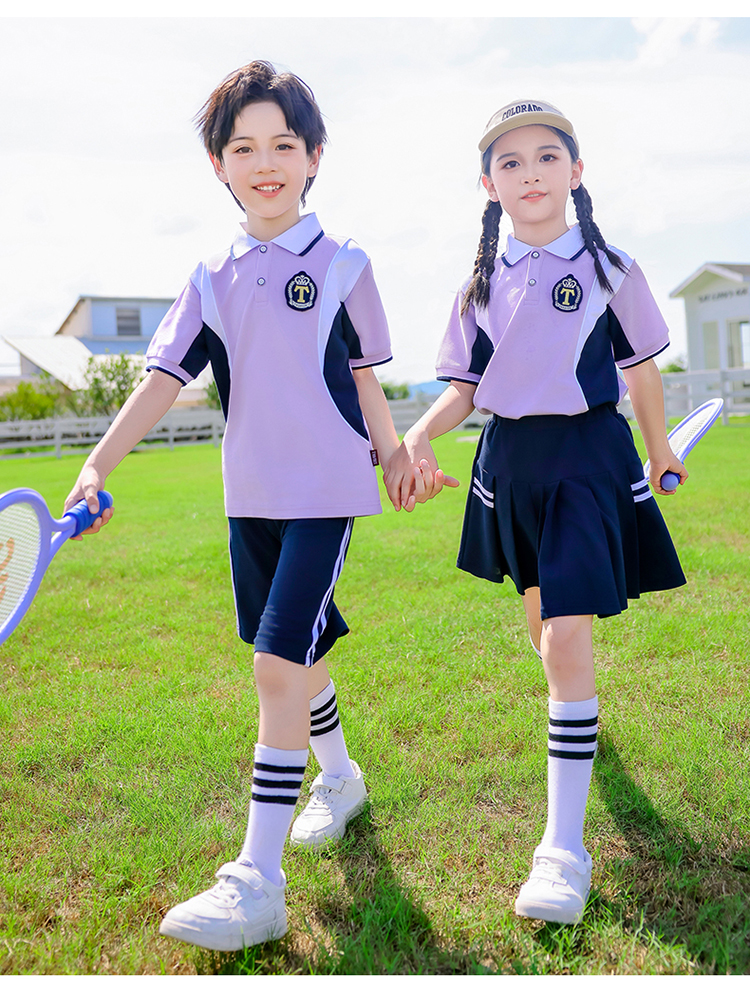 Autumn elementary and middle school uniforms for children sports suits 894-2466-2