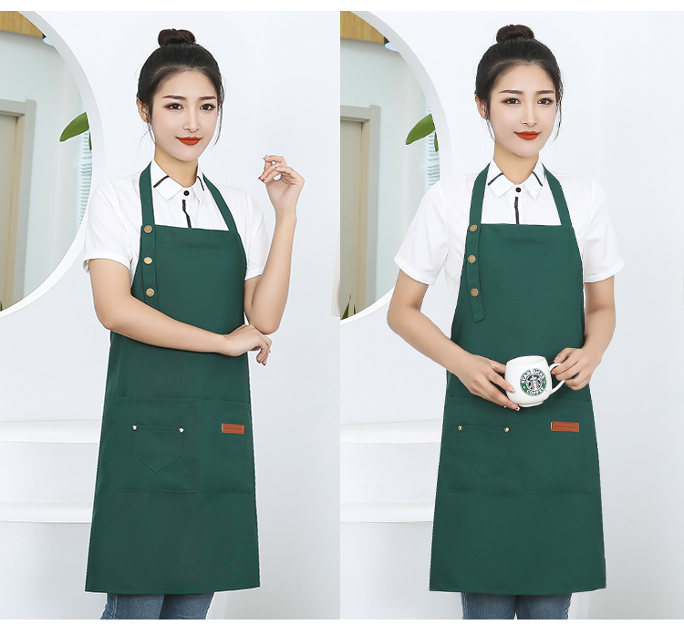 Canvas waterproof and durable adjustable halter apron HD1-08