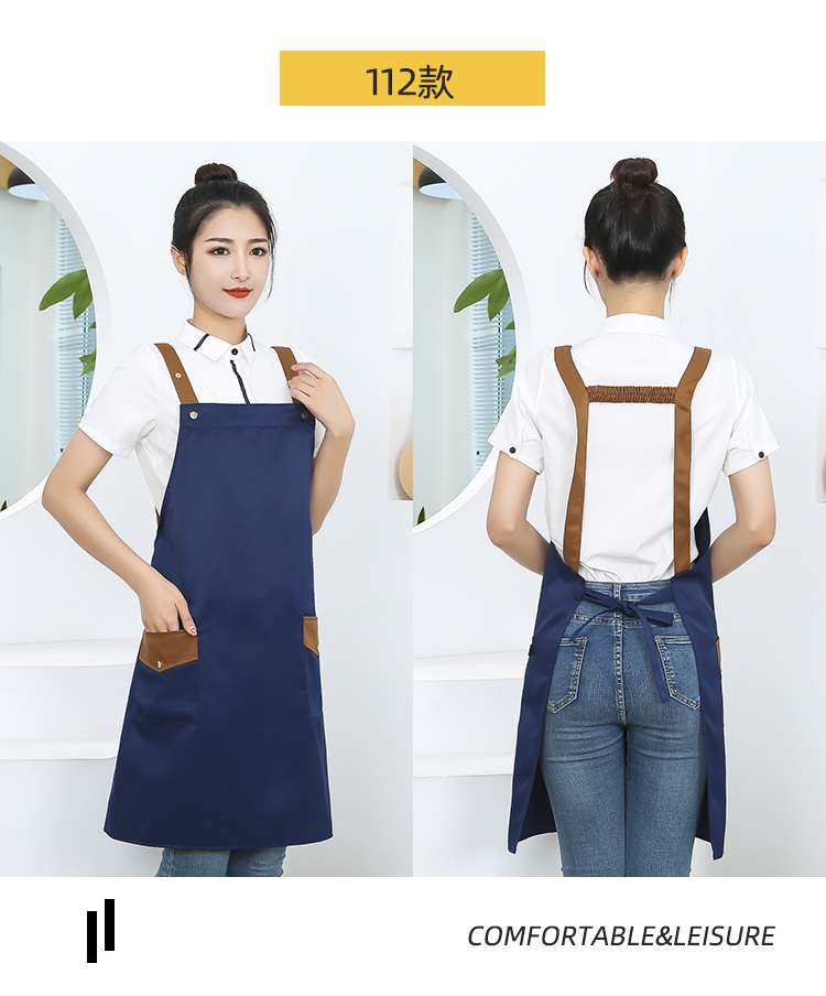 Thickened workwear waterproof adjustable halter apron HD1-111