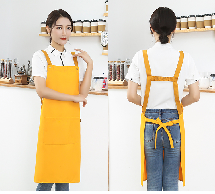 H shoulder strap polyester cotton canvas shoulder apron HD1-302