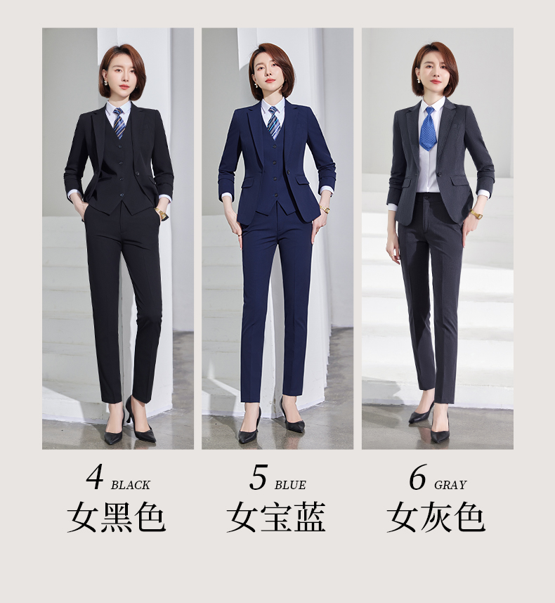 Professional elite style slightly elastic women trousers 188-198 women trousers