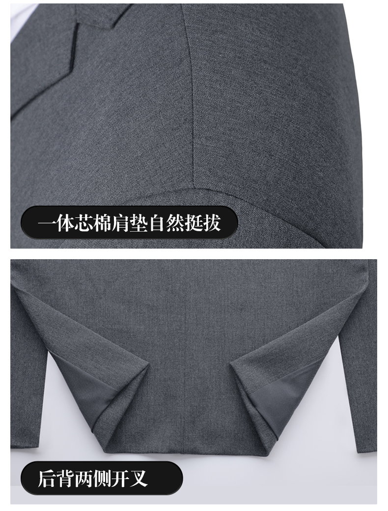 Color-spinning pearl edge notch lapel casual business suit jacket DZ1-6880 double button ladies suit jacket