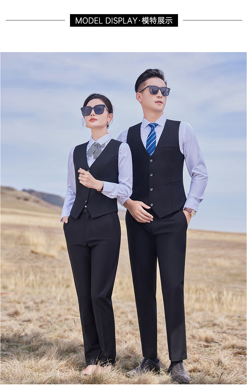 380g casual business suit vest for women 129-611 vest for women