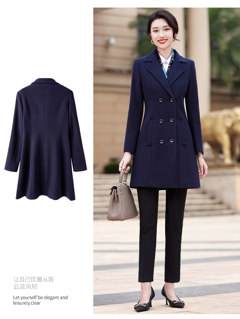 Business cold-proof warm woolen coat for women DY7-1892 for women