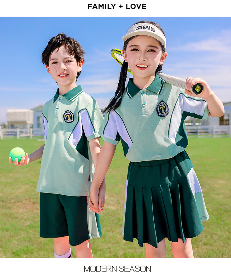 Autumn elementary and middle school uniforms for children sports suits 894-2461-2