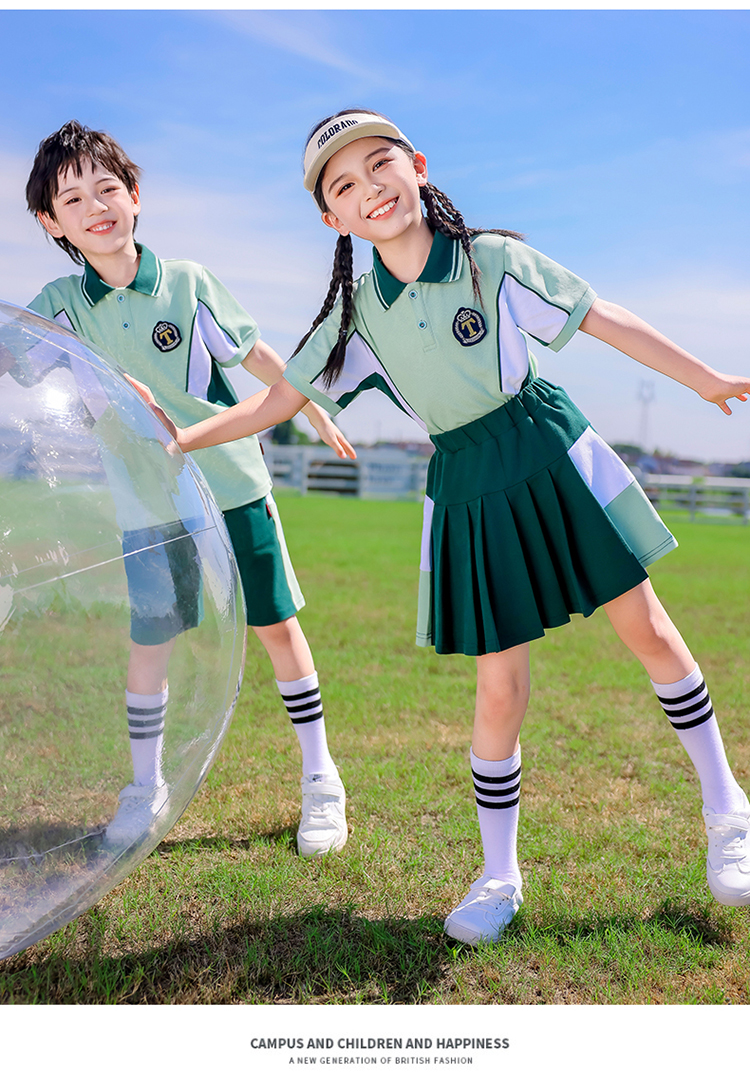 Autumn elementary and middle school uniforms for children sports suits 894-2461-2