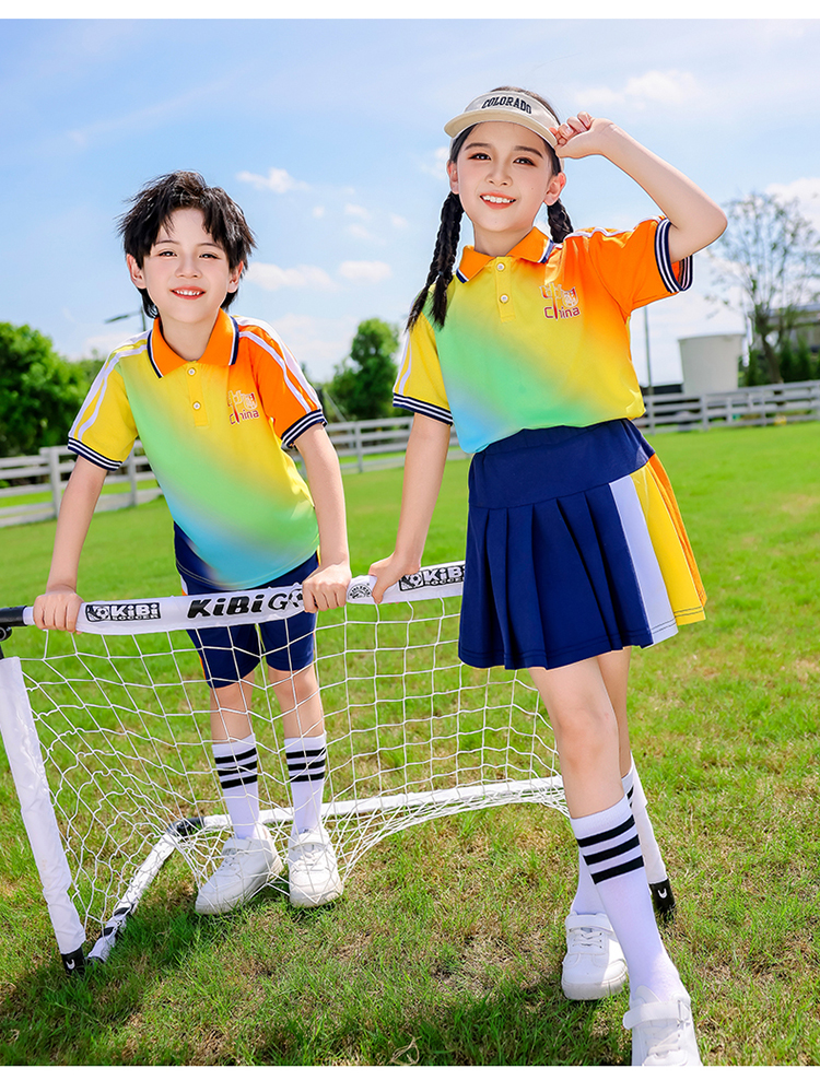 Autumn elementary and middle school uniforms for children sports suits 894-2462-2