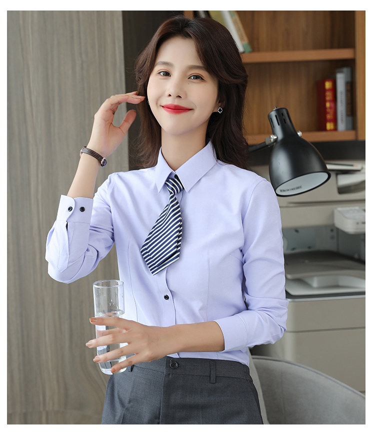 Commuter Oxford slim fit long sleeve shirt for women 111-987 long sleeve shirt for women