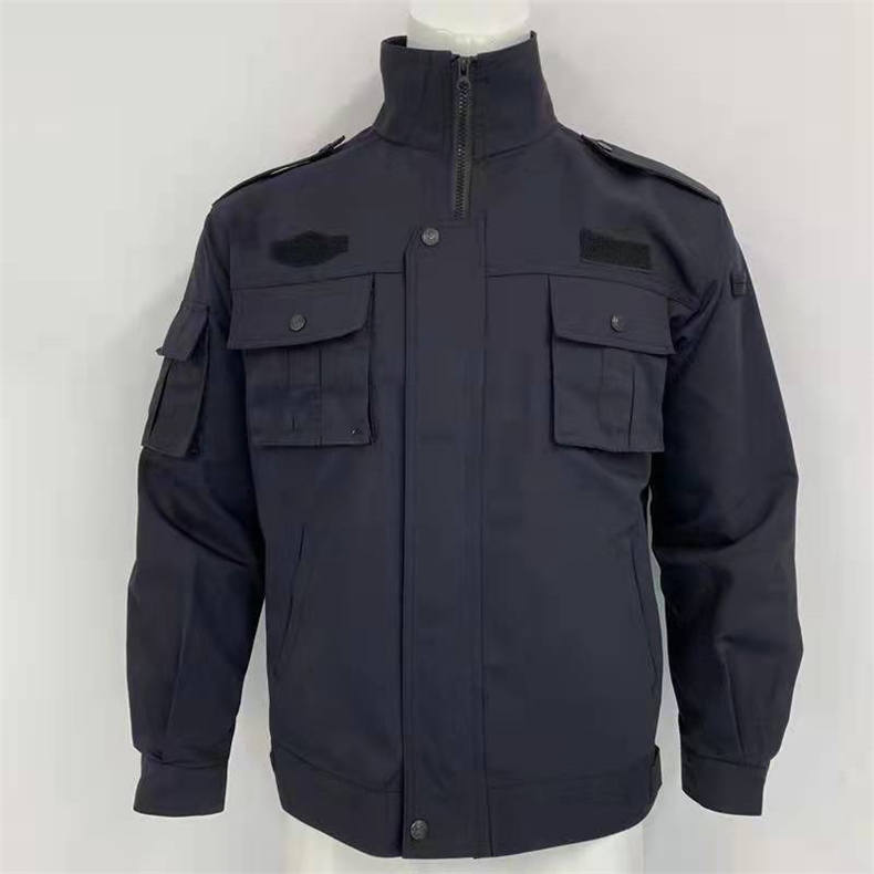 Polyester-cotton mesh combat training suit security uniform autumn and winter long-sleeved suit B09-Y-902