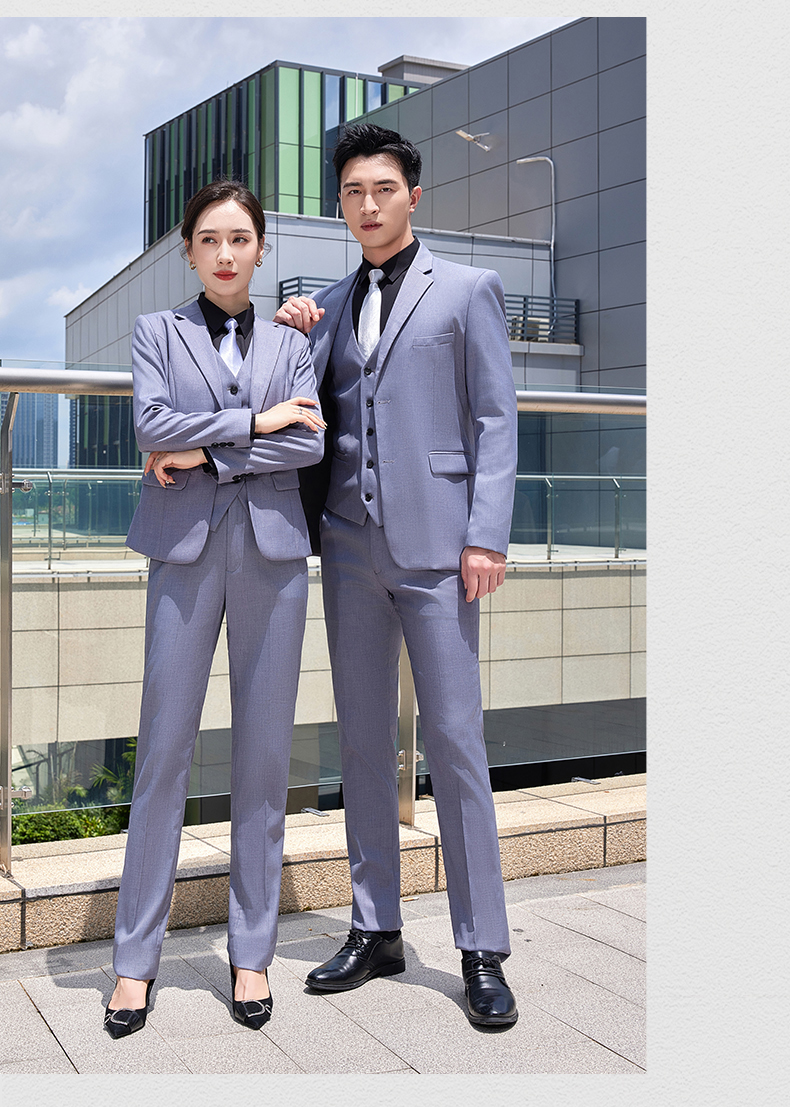 Two-button elastic serge workplace business suit jacket for men and women DQ1-607 jacket