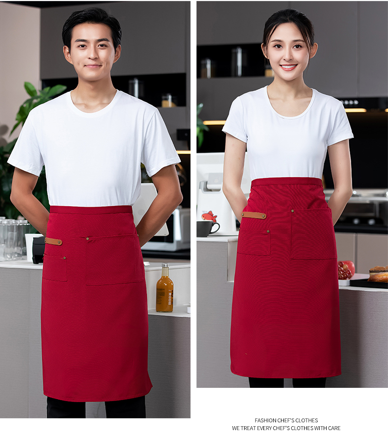 Large chef uniform work clothes tie apron H02-22801 large apron