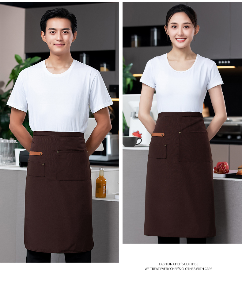 Large chef uniform work clothes tie apron H02-22801 large apron