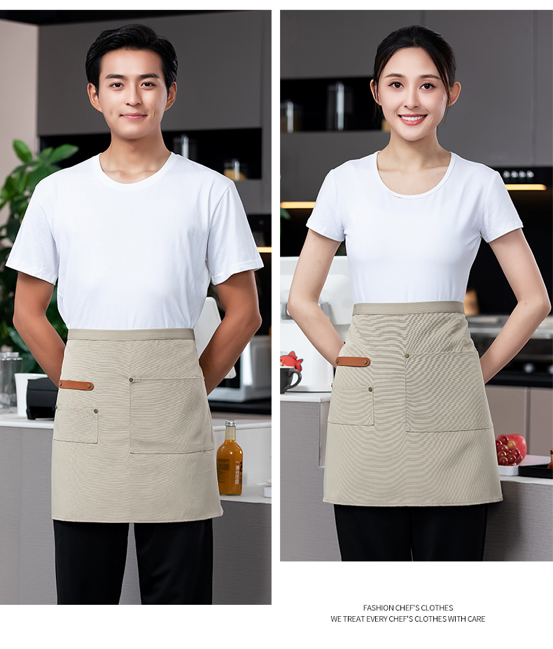 Small chef internet celebrity half-length work apron H02-22801 small apron