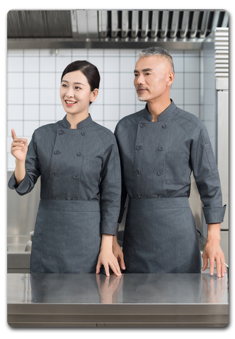 High-value raglan double-breasted long-sleeved chef uniform H01-2023-23