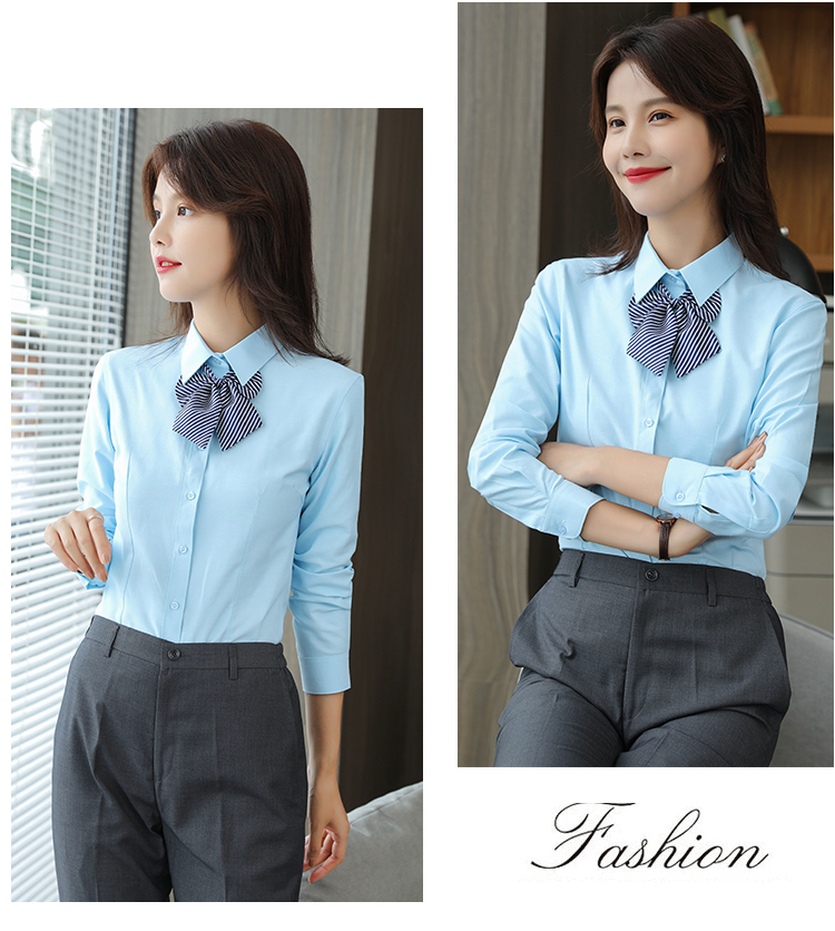 Commuter Oxford slim fit long sleeve shirt for women 111-987 long sleeve shirt for women