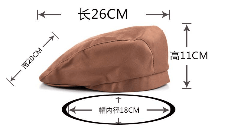 Cotton polyester breathable casual beret H15-E0105001