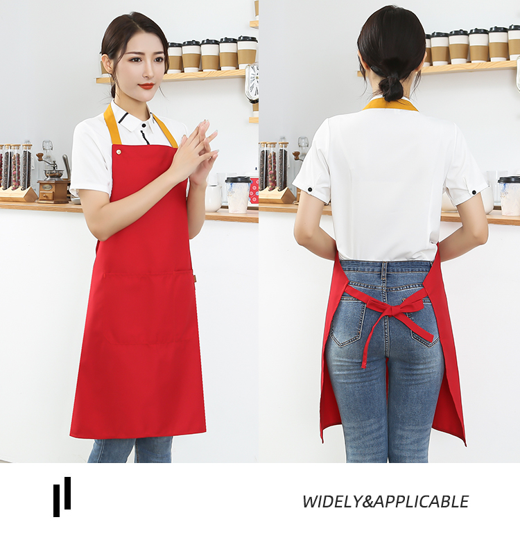 Polyester Cotton Canvas Adjustable Halter Apron HD1-301