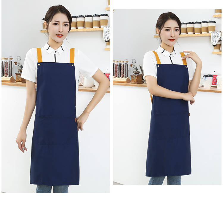 H shoulder strap polyester cotton canvas shoulder apron HD1-302