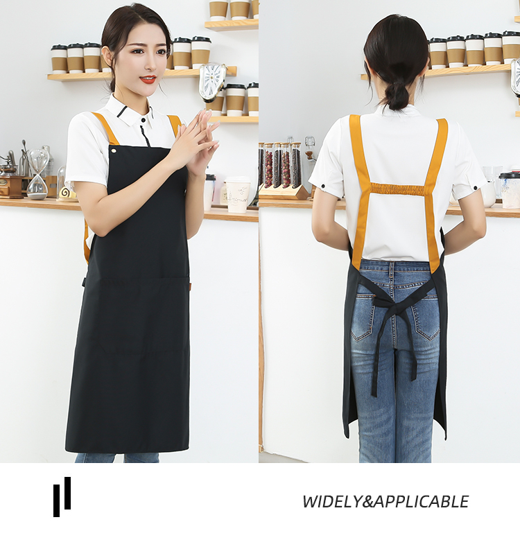 H shoulder strap polyester cotton canvas shoulder apron HD1-302