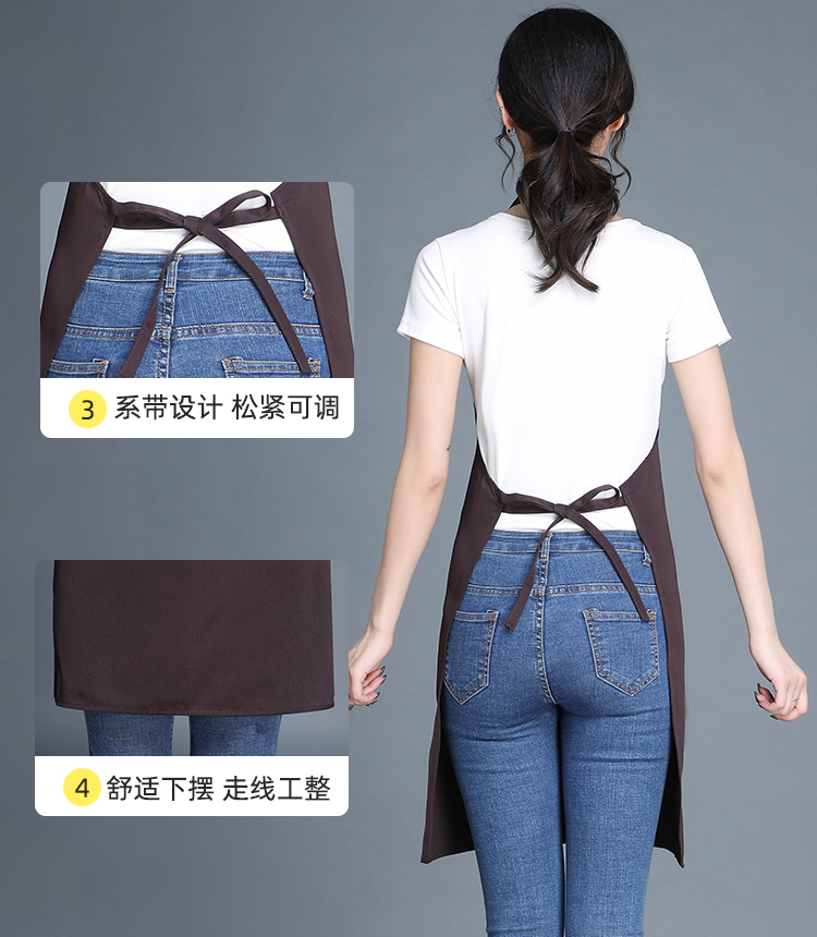 360g double-stranded workwear halter apron HD1-618