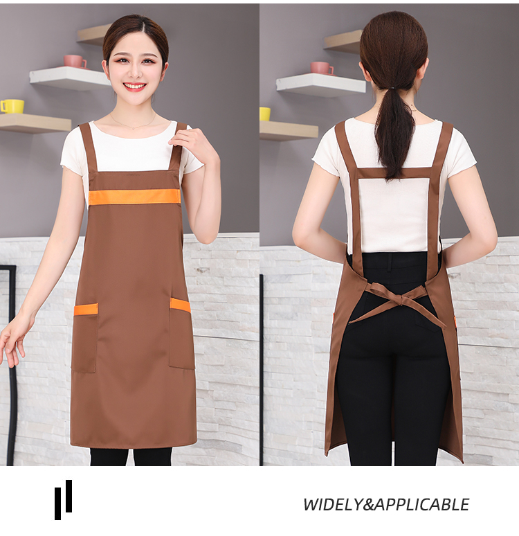 Workwear anti-fouling H-strap shoulder apron HD1-819