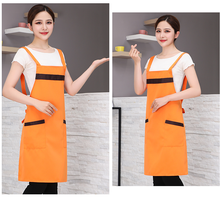 Workwear anti-fouling H-strap shoulder apron HD1-819