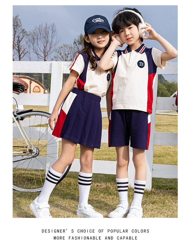 New sports kindergarten uniforms primary and secondary school uniforms class uniforms spring and autumn suits 216-8030