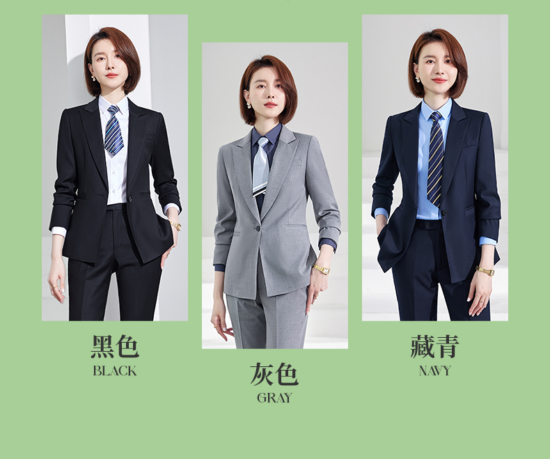 Bamboo fiber slightly elastic business women suit jacket 188-628 women suit jacket