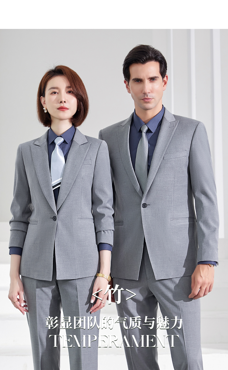 Bamboo fiber slightly elastic business women suit jacket 188-628 women suit jacket