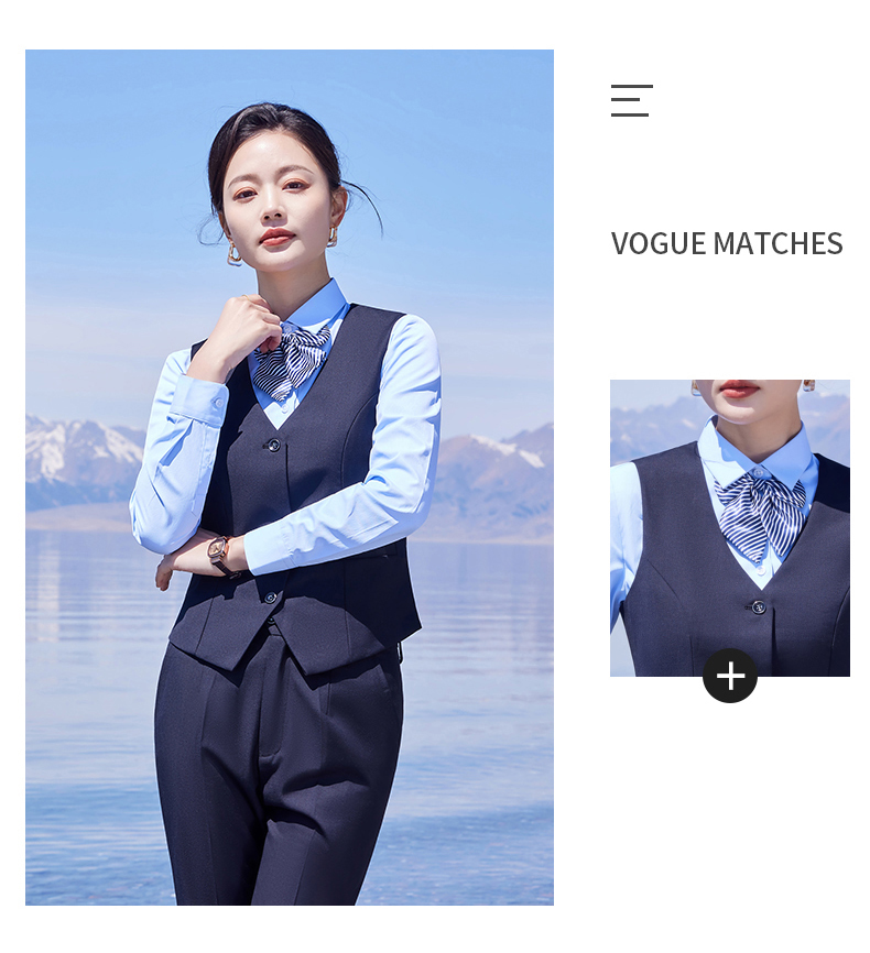 380g casual business suit vest for women 129-611 vest for women