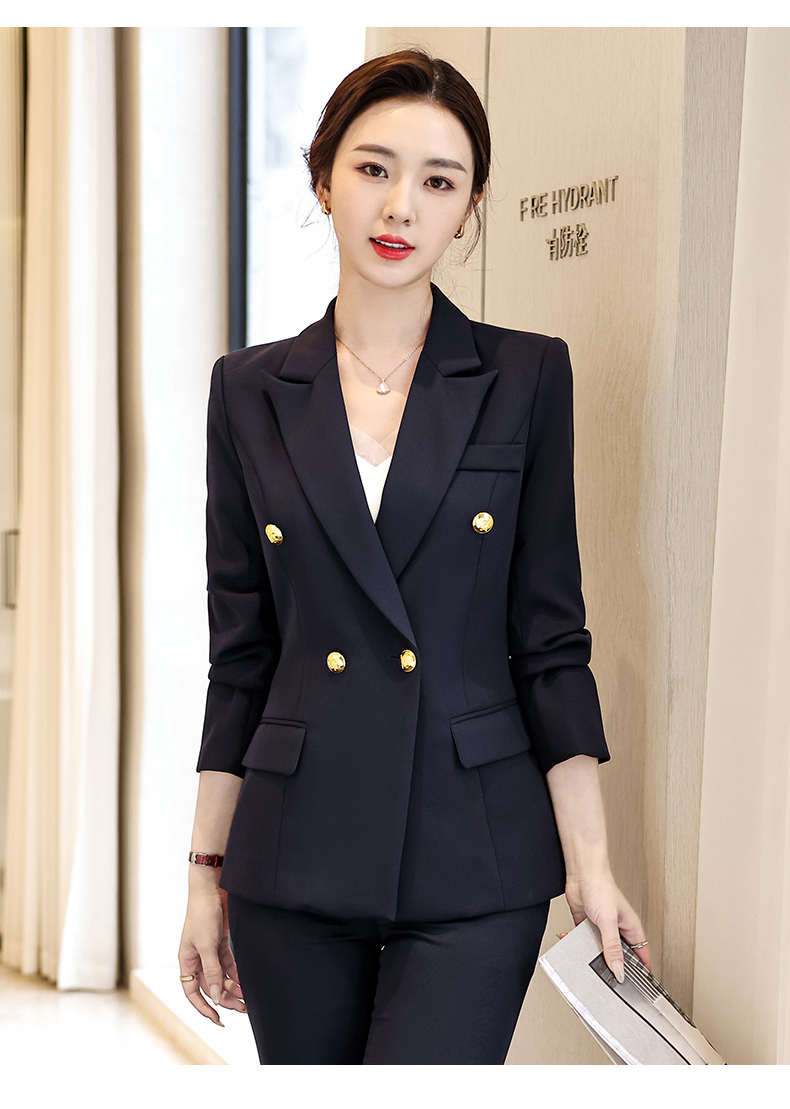 Urban white-collar two-button women suit jacket 134-8123 jacket